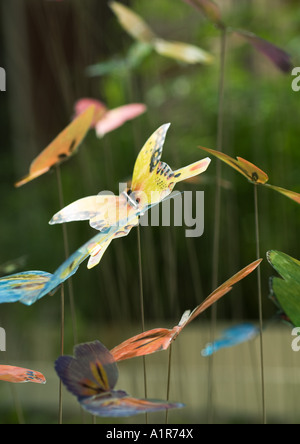 Decorazioni a farfalla Foto Stock