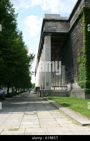 Haus der Kunst museo e galleria d'arte Monaco di Baviera Baviera Germania Foto Stock