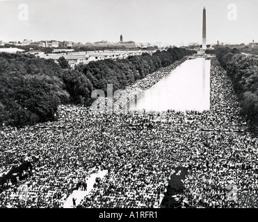 Marzo su Washington, Martin Luther King Jr., io ho un sogno discorso Foto Stock