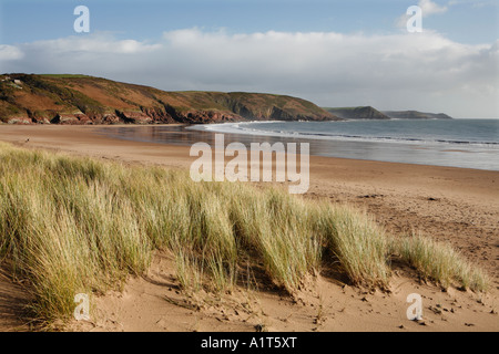 Freshwater East Pembrokeshire Foto Stock