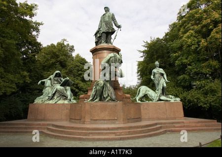 Il monumento di Bismarck a Berlino, Germania Foto Stock