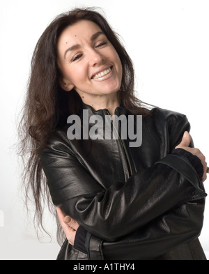 Ritratto di una giovane donna Foto Stock