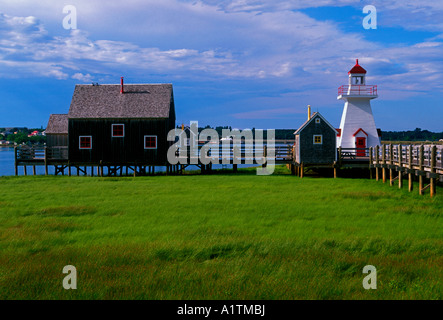 Le Pays de la Sagouine, parco a tema, città di Bouctouche, New Brunswick Provincia, Canada Foto Stock