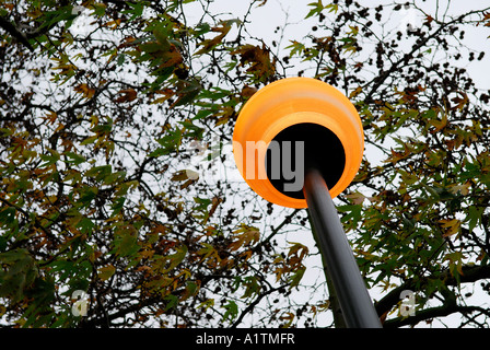 Illuminato di luce di strada Foto Stock