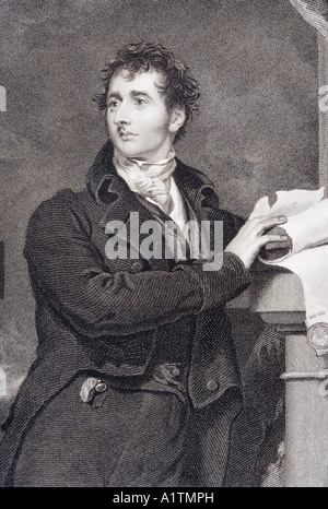 Sir Francis Burdett, 1770 - 1844. Politico riformista inglese. Inciso da J Morrison dopo Sir Thomas Lawrence. Foto Stock