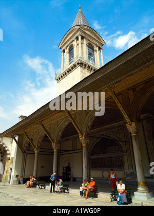 Imperial Consiglio camera del Palazzo Topkapi a Istanbul Foto Stock