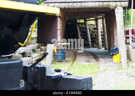 Ingresso per il pioniere della miniera di carbone di Ashland, PA. Foto Stock