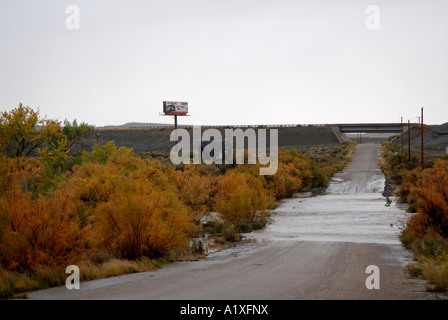 Lavato fuori strada, Green River, Utah, Stati Uniti d'America. Foto Stock