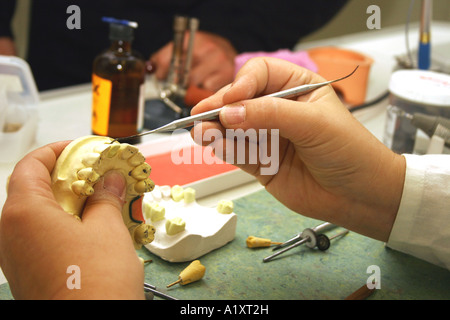 Odontotecnico Foto Stock