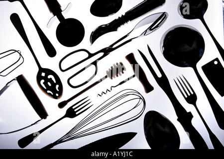 Utensili da cucina Foto Stock
