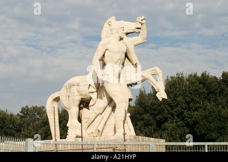Esempio di fascisti architettura a Roma,Italia Foto Stock