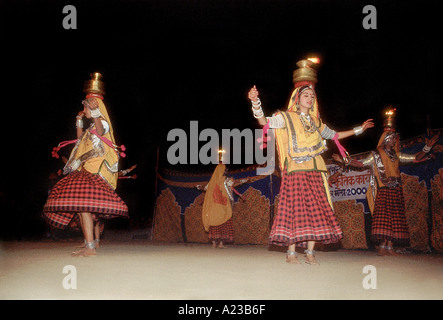 Charee danza, Pushkar, Ajmer, Rajasthan in India. Foto Stock