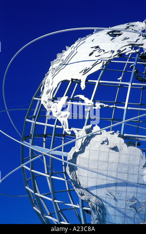 Stati Uniti New York New York City Unisfera Flushing Meadow Park,Globe Foto Stock