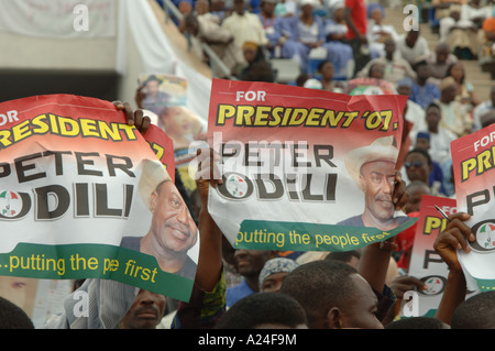 politcal rally Foto Stock