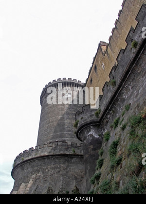 Il Maschio angioino castel torre, castel nuovo, in piazza Municipio, Napoli, Campania, europa Foto Stock