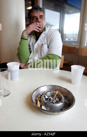 L'Aia ospedale MCH Medisch Centrum Haaglanden sala fumatori Photo Gerrit de Heus Foto Stock