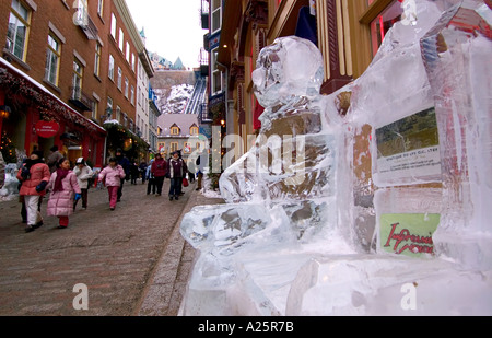 Città vecchia di Quebec City, Quebec, Canada Foto Stock