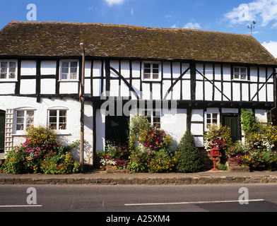 La struttura di legno COTTAGE Pembridge Herefordshire England Regno Unito Foto Stock