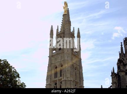 Vista caratteristica di San Saint Andre Cattedrale Bordeaux Aquitania sud-ovest della Francia Europa Foto Stock