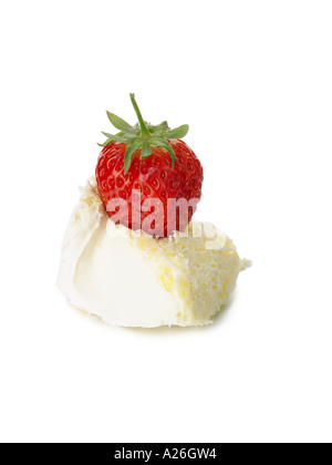 La fragola e clotted cream Foto Stock