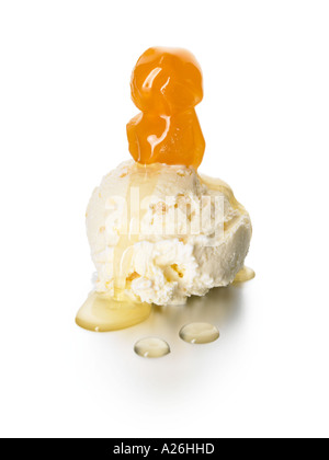 Gelato allo zenzero tagliato fuori Foto Stock