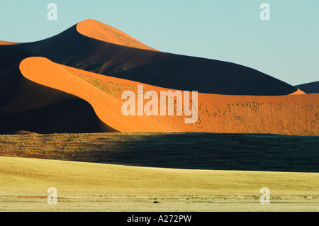 Dune nella prima luce Namibdesert Namibia Afrika Foto Stock