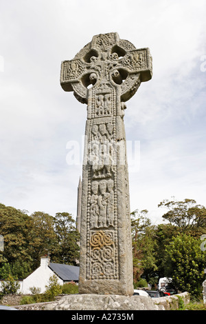 Croce celtica di drumcliff, sligo, Irlanda Foto Stock