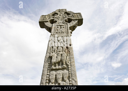 Croce celtica di drumcliff, sligo, Irlanda Foto Stock