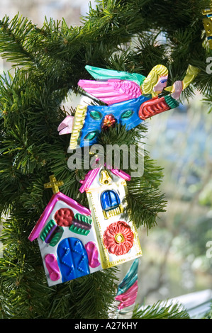 Messicano albero Stagno decorazioni di Natale Foto Stock
