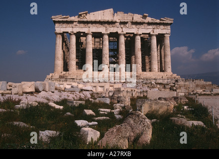 Il Partenone di Atene in Grecia Foto Stock