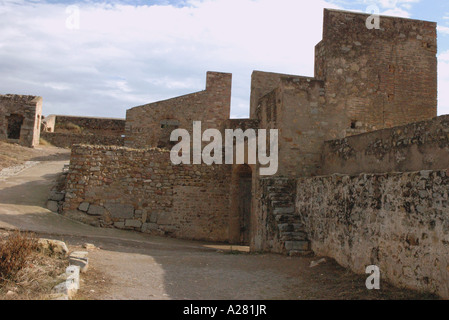 Sagunto Castle & acropoli Camp de Morvedre Comunitat Comunidad Valenciana España Spagna spagnolo Iberia Penisola Iberica Europa Foto Stock