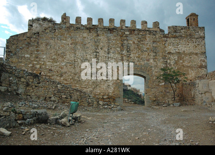 Sagunto Castle & acropoli Camp de Morvedre Comunitat Comunidad Valenciana España Spagna spagnolo Iberia Penisola Iberica Europa Foto Stock