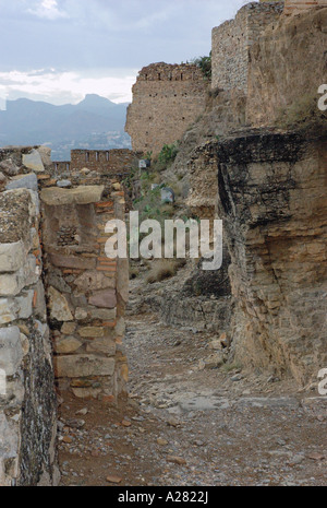 Sagunto Castle & acropoli Camp de Morvedre Comunitat Comunidad Valenciana España Spagna spagnolo Iberia Penisola Iberica Europa Foto Stock