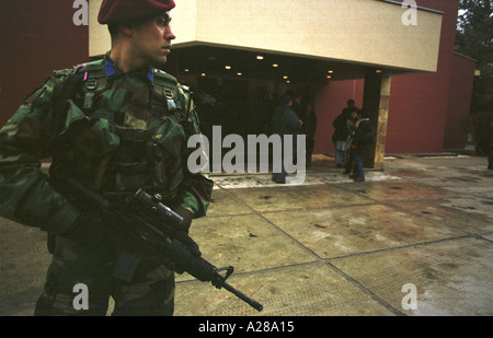 Kabul Afghanistan un soldato Turco dal turco delle forze speciali Foto Stock