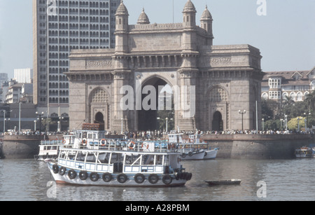 Gateway of India, Mumbai, nello Stato del Maharashtra, la Repubblica dell' India Foto Stock
