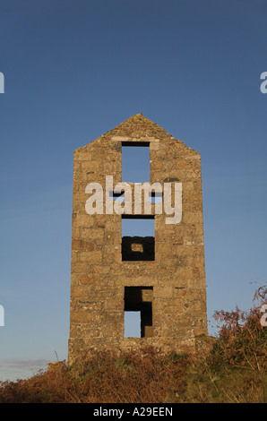 Carn Galver miniera di stagno nei pressi di Zennor St Ives North West Cornwall Regno Unito Foto Stock