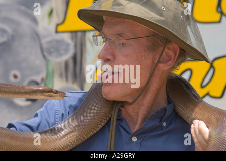 Azienda Turistica un'Oliva Python inserimenti alette Foto Stock