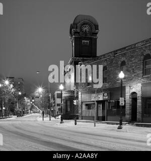 Sault Ste. Marie in inverno Foto Stock