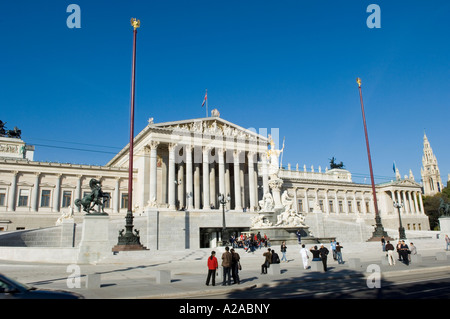 Il parlamento di Vienna Foto Stock