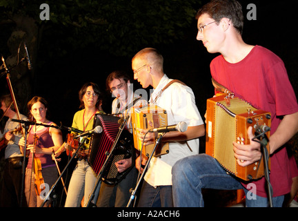 Il Festival di musica a Parthenay, Francia Foto Stock