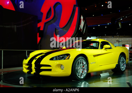 2006 Dodge Viper SRT-10 Coupe al North American International Auto Show di Detroit Michigan Foto Stock