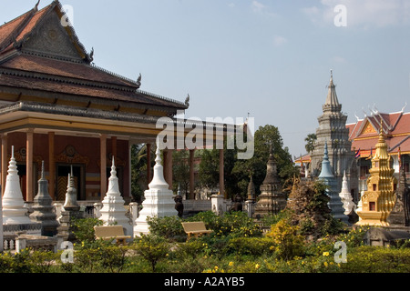 Cambogia Siem Reap Religione buddisti Wat Preah Prom Rath Foto Stock