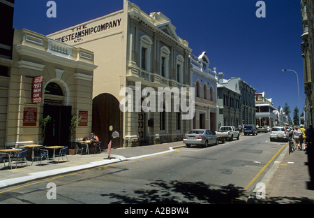 Case storiche nel centro di Fremantle Foto Stock