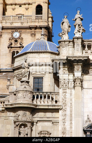 Catedral de Santa María città di Murcia Comunidad Autónoma de la Región de Murcia Spagna Penisola Iberica Hispania España Europa Foto Stock