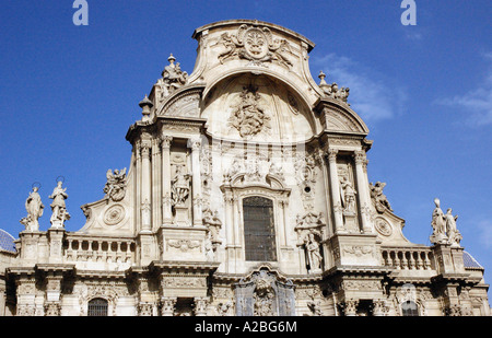 Catedral de Santa María città di Murcia Comunidad Autónoma de la Región de Murcia Spagna Penisola Iberica Hispania España Europa Foto Stock