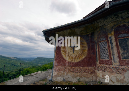 Europa Bulgaria Preobrazhenski monastero vicino a Veliko Tarnovo fondata nel 1360 da Ivan Aleksander della moglie ebrea Foto Stock