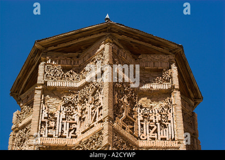 AFGHANISTAN Ghazni uno dei due primi anni del XII secolo i minareti costruito dal Sultano Mas ud 111 e Bahram Shah Foto Stock