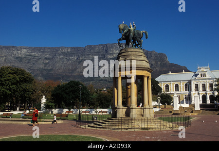 Diavolo legno Memorial e il South African Museum in compagnia del Gardens Cape Town Sudafrica Foto Stock