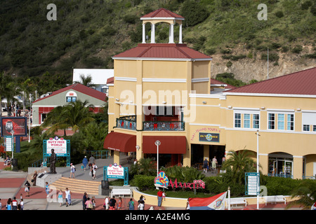 Harbour Point Village Philipsburg St Maarten caribbean west indies Foto Stock