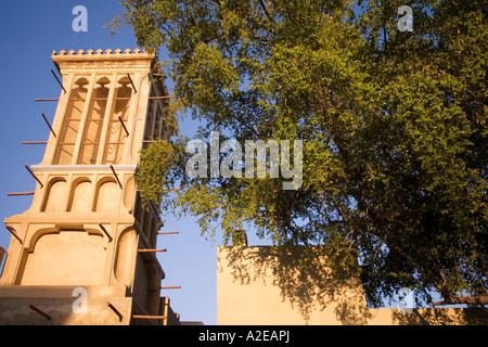 Bur Dubai Bastakiya quartiere storico Foto Stock